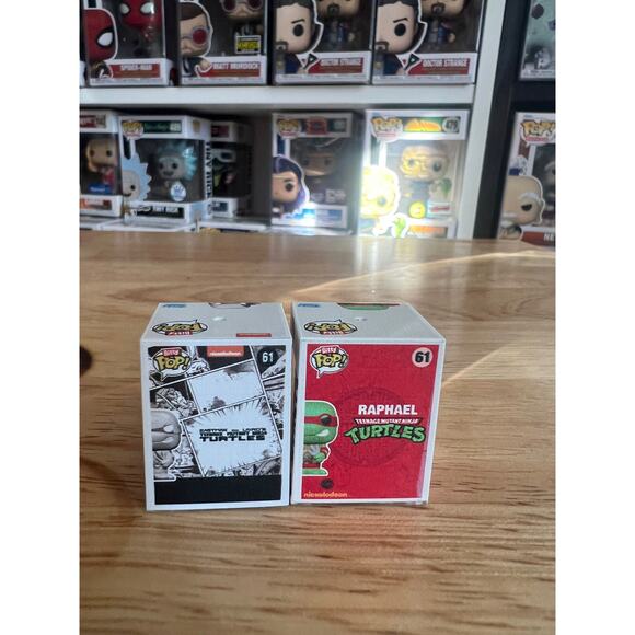 2 Raphael Funko Bitty Pops SDCC 4000 PIECE TMNT B&W Teenage Ninja Turtles TV - Picture 3 of 6